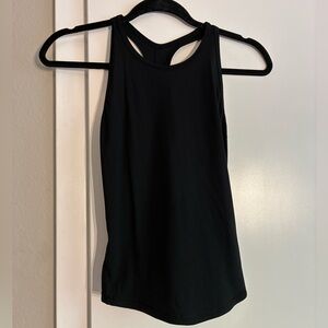 Lululemon Black Ribbed Racerback Tank Top Size 2
